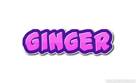 Ginger Logo Free Name Design Tool From Flaming Text