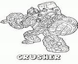 Skylanders Giants Crusher Flameslinger sketch template
