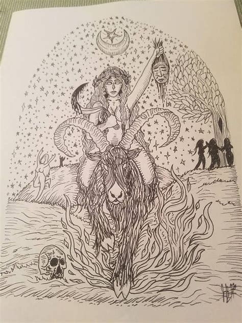 aradia print lelands witch messiah depicted   book carrying