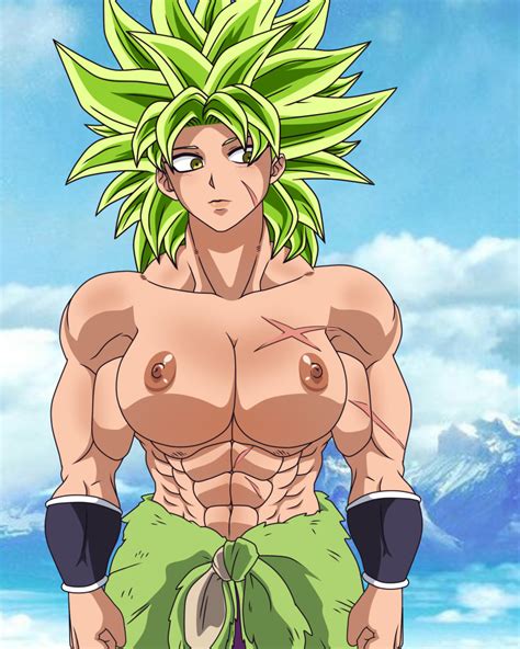 Rule 34 Breasts Broly Dragon Ball Super Green Eyes Green Hair
