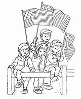 Memorial Coloring Sheets Pages Printable Color States United Military Parade Patriotic Children Flags July 4th Veterans Kids Flag Fourth Waving sketch template