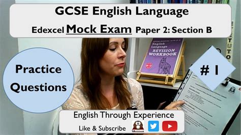 thumbnail edexcel gcse english language paper  section  mock exam