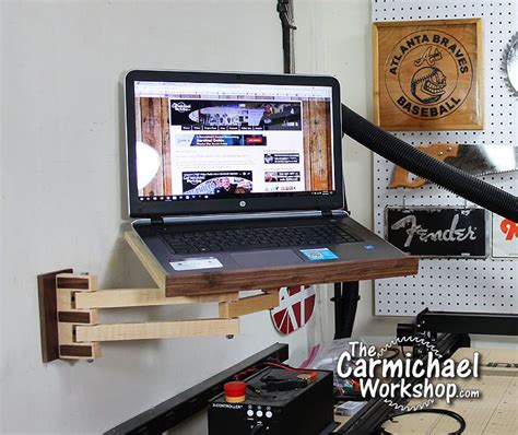 Laptop Wall Mount Diy Laptop Wall Mounted Tv Ipad Wall