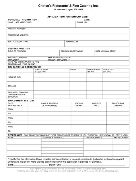 page job application fill  printable fillable blank pdffiller