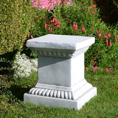 garden statue pedestal cm resin stone