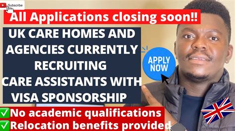 Care Homes And Agencies With Job Vacancies For Healthcare Assistants