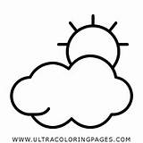 Nublado Página Nube Ultracoloringpages sketch template