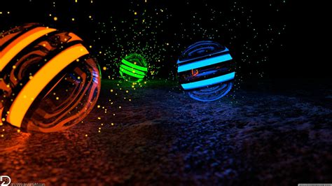 ball green blue orange color artistic sphere  ultra hd