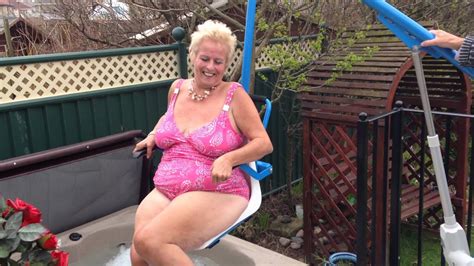 Hot Tub Hoist Disabled Access Video Youtube