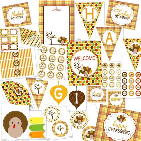yippie  thanksgiving printables  lovely