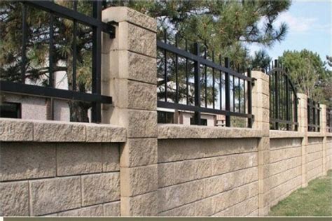 block wall fencing phoenix fence design retaining wall fence