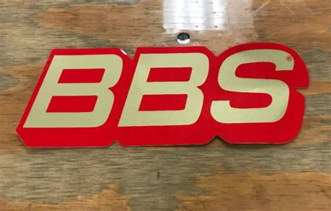 bbs decal sticker official  large ebay