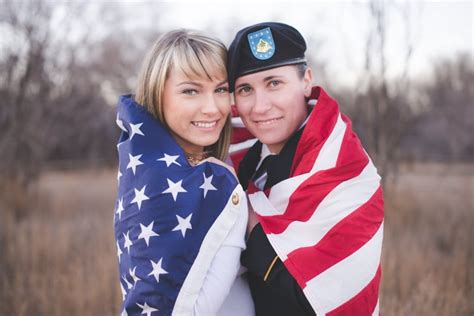 Lesbian Military Engagement Shoot Popsugar Love And Sex Photo 35