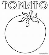 Tomatoes Tomato Coloring Pages Getdrawings Drawing sketch template