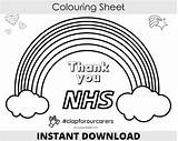 Nhs Colouring Sheet Positivity sketch template