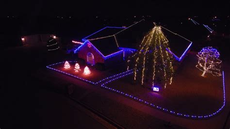 christmas light show drone version youtube