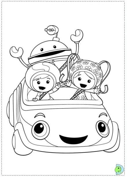 umizoomi coloring pages team umizoomi drawing books  kids