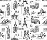 Globetrotter Coloring Travel Map Book Style Spoonflower Fabric Heatherdutton sketch template