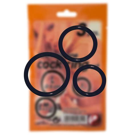 Silicone Cock Rings 3 Pack