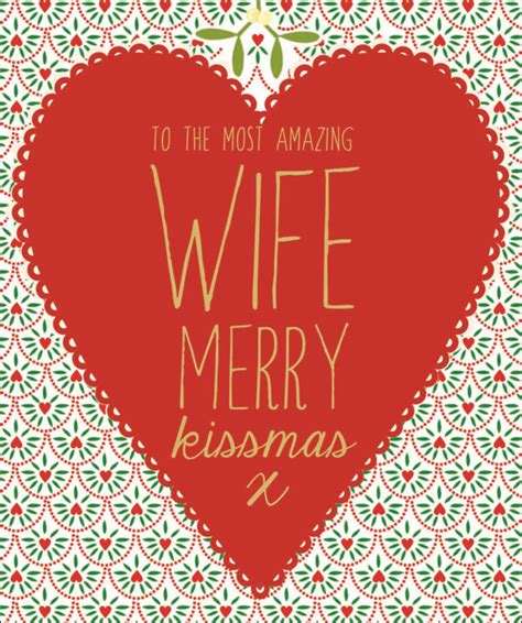 amazing wife contemporary christmas card cards love kates