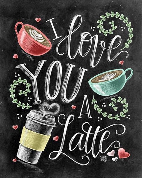 love   latte  printable