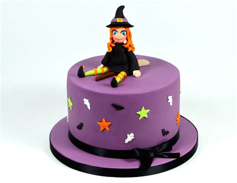 halloween witch novelty cake decorating fondant tutorial youtube