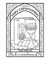 Communion Coloring First Pages Holy Bible Kids Two Printable Color Sunday School Sizes 5x11 Catholic Sheets Journaling Tip Print Church sketch template