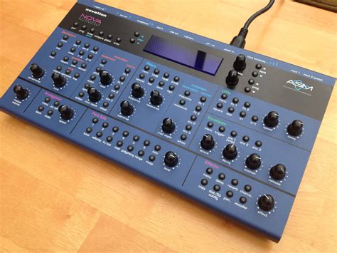 matrixsynth novation nova desktop synthesizer  vocoder