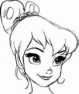 Coloring Pages Face Tinkerbell Girl Pixie Sketch Drawing Beauty Pop Wecoloringpage Drawings Printable Cartoon Disney Getcolorings Character Pixies Color Paintingvalley sketch template