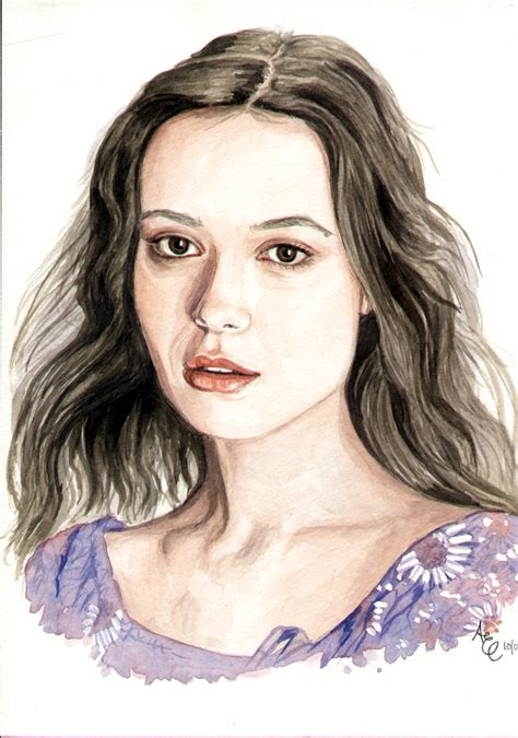 river tam watercolour  thedothatgirl  deviantart