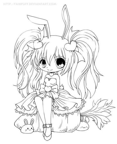 yampuffs deviantart gallery chibi coloring pages cute coloring