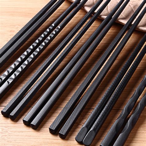 Buy Japanese Styles Chopsticks Black Non Slip Sushi