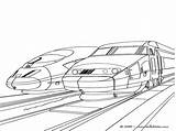 Train Coloring Pages Freight Station Speed High Getdrawings Getcolorings sketch template