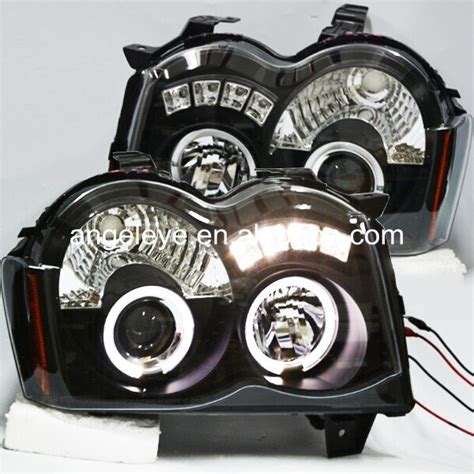 For Jeep For Grand Cherokee Angel Eyes Led Head Lights Head Lamp Front