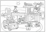 Coloring Pages Forest Fire Getcolorings Lego City sketch template