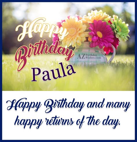 happy birthday paula