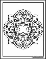 Celtic Coloring Pages Irish Loop Colorwithfuzzy Designs Scottish Adults Cross Geometric Knot Print Choose Board Kids Sheets sketch template