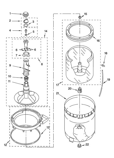 admiral washing machine parts diagram