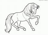 Cheval Coloriage Galop Chevaux sketch template