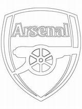 Soccer Europe Coloring Pages Clubs Arsenal Fun Kids sketch template