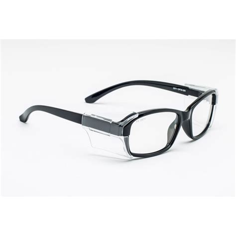 prescription safety glasses with removable side shields rx