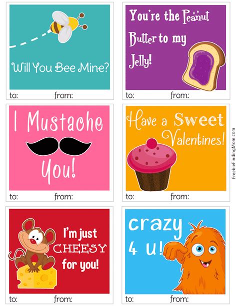 printable valentines day cards freebie finding mom