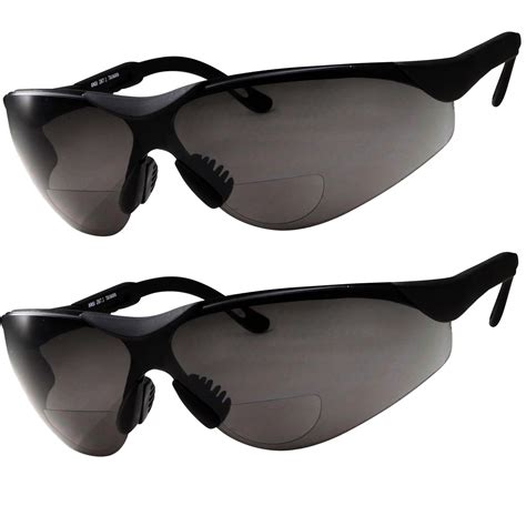 Galleon 2 Pairs Bifocal Safety Sunglasses Black Lens With Reading