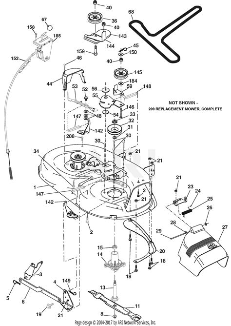 ariens   riding mower parts diagram sexiz pix