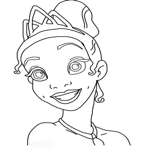 disney princess tiana coloring pages  girls