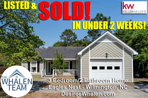 sold home  eagles nest neighborhood wilmington nc