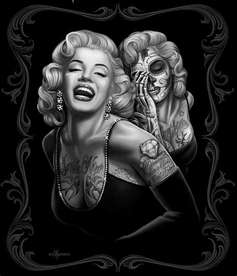 Marilyn Monroe Sugar Skull Plush Blanket