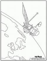 Nasa Coloring Pages Getdrawings Drawing Space sketch template