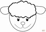 Coloring Sheep Head Pages Printable Lamb Supercoloring Colorings sketch template