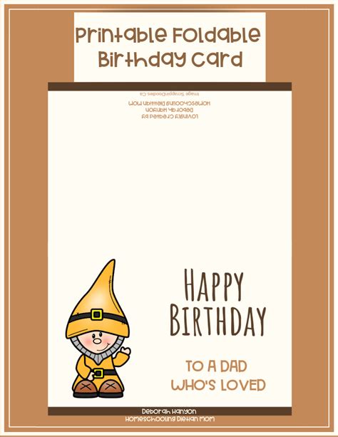 printable birthday cards dad printable blank world